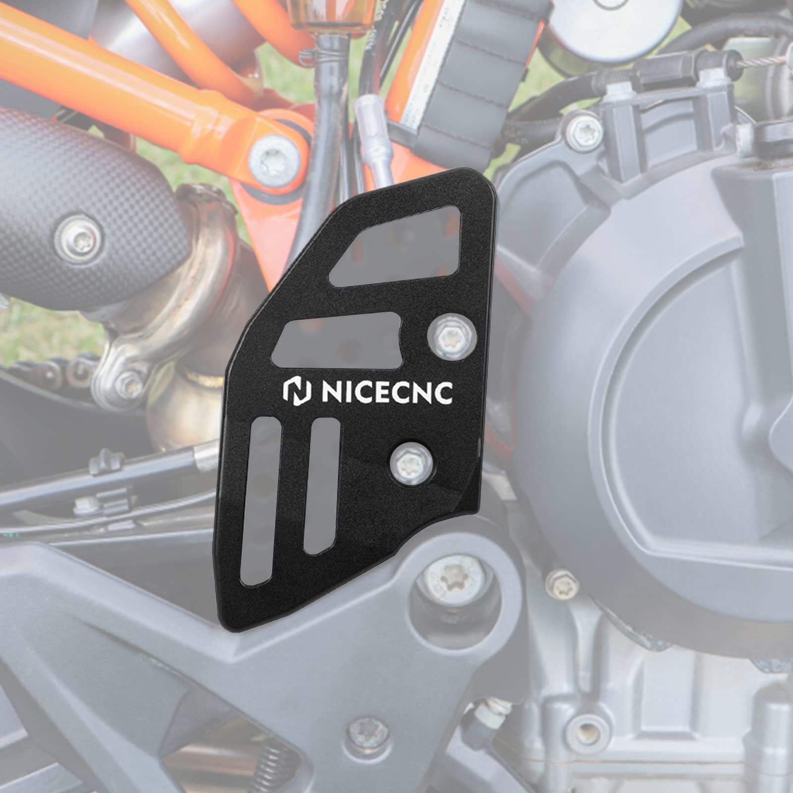 NICECNC Rear Brake Master Cylinder Guard Compatible with KTM 790/890 Adventure/Adventure R 2019 2020 2021 2022 2023,Husqvarna Norden 901 2022-2023,Schwarz von NICECNC