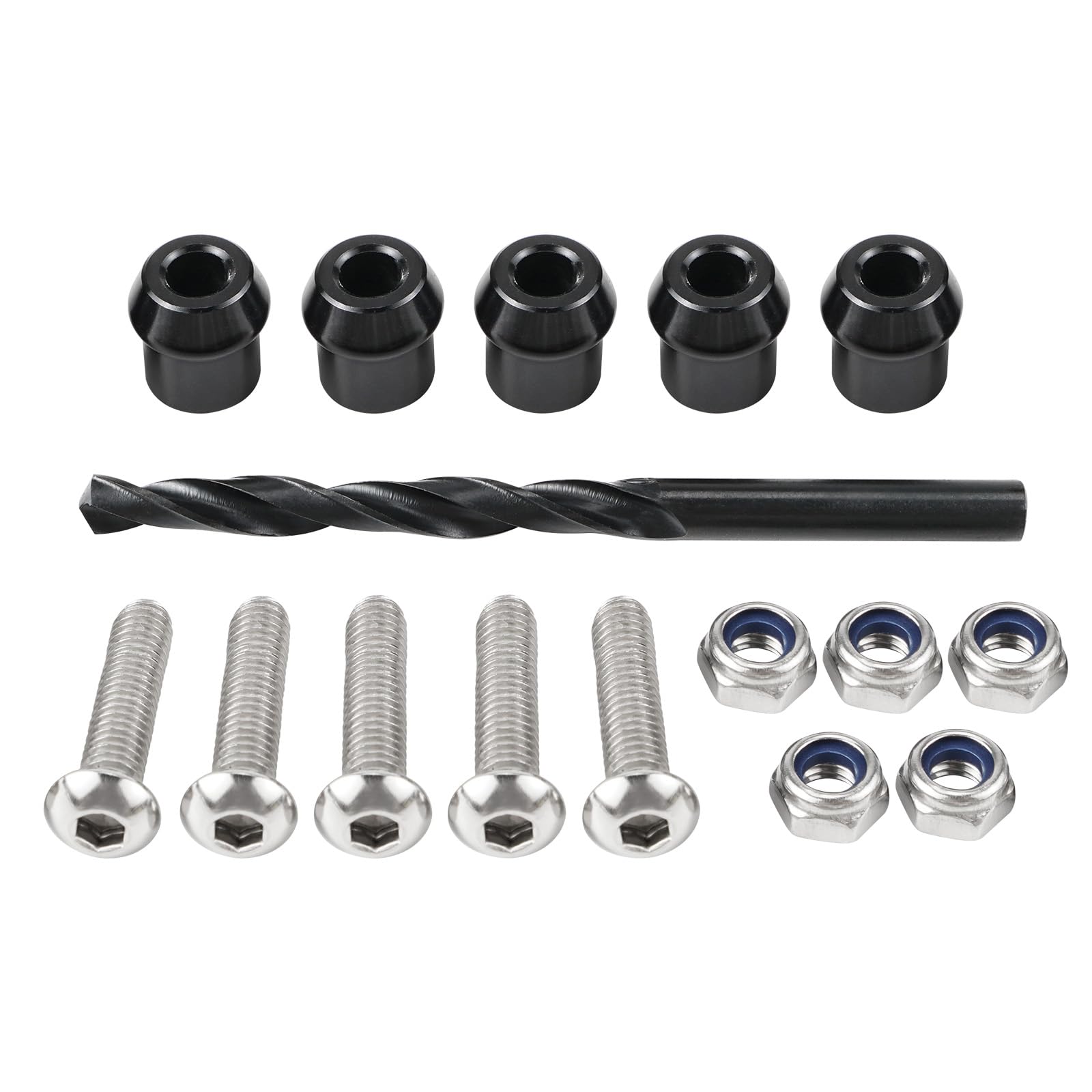 NICECNC Reparaturset für abnehmbare Motorhaube, schwarz, 5-teilig, kompatibel mit Maverick X3 4x4 Turbo DPS 2020-2021, X3 4x4 DS Turbo DPS 2021, X3 R 4x4 XDS Turbo DPS 2018-2019, siehe Ausstattungen NICECNC Reparaturset für abnehmbare Motorhaube, schwarz, 5-teilig, kompatibel mit Maverick X3 4x4 Turbo DPS 2020-2021, X3 4x4 DS Turbo DPS 2021, X3 R 4x4 XDS Turbo DPS 2018-2019, siehe Ausstattungen von NICECNC
