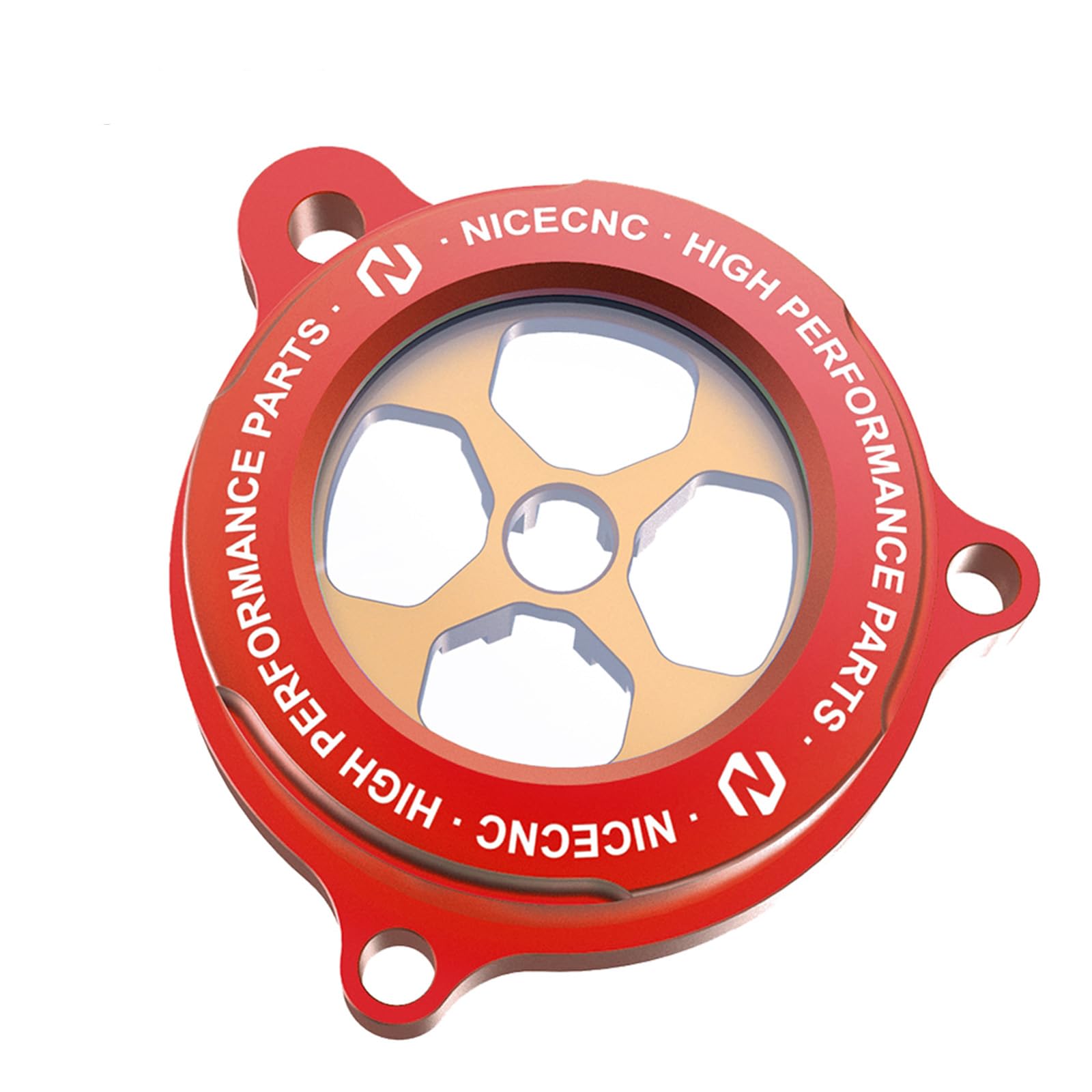 NICECNC Rot-Goldener Ölfilter-Deckel Mit Sichtfenster Compatible with Yamaha Raptor 700 YFM700RSE Special Edition 2009, 2010, 2011, 2012, Raptor 700R YFM700R 2011-2024, Siehe Fitment NICECNC Rot-Goldener Ölfilter-Deckel Mit Sichtfenster Compatible with Yamaha Raptor 700 YFM700RSE Special Edition 2009, 2010, 2011, 2012, Raptor 700R YFM700R 2011-2024, Siehe Fitment von NICECNC