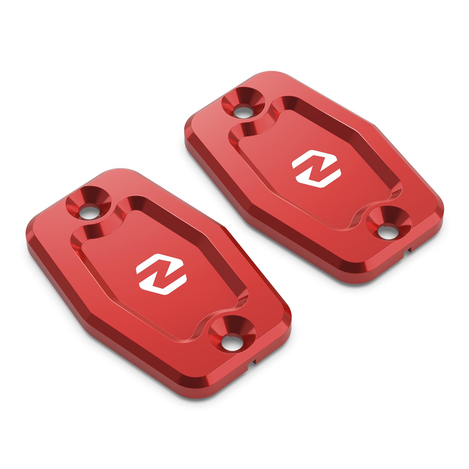 NICECNC Rot vordere Bremskupplungsbehälter-Abdeckkappen Compatible with GasGas EC/EC F 250/300/350 2021-2024,See Fitment von NICECNC