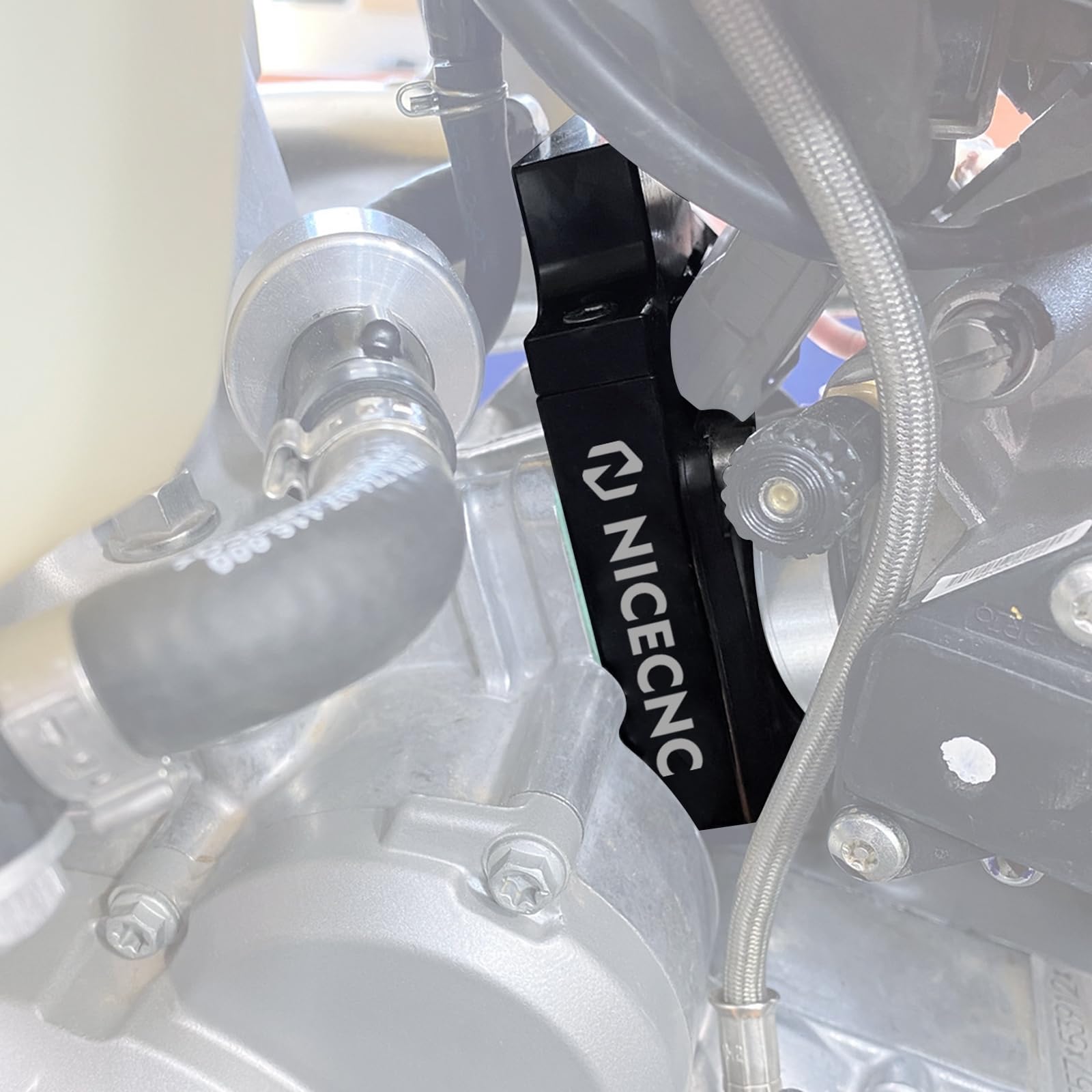 NICECNC Schwarz TPI-Einspritzdüsen-Verschiebeblock Compatible with KTM 250 300 XC-W TPi 2019-2023 EXC 250 300 TPi Sixdays 2018-2023,GasGas EC250 EC300 EX300 2021-2023,See Fitment von NICECNC