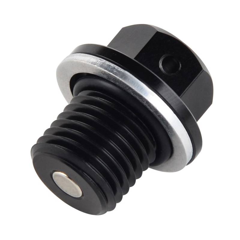 NICECNC Schwarze M14xP1.5 Motorölablassschraube, Aluminium, Ölablassschraube, Compatible with Yamaha SRX400 85-99, FZ-09/FJ-09 14-17, Compatible with Honda VFR1200F 10-14, Siehe Ausstattungen von NICECNC