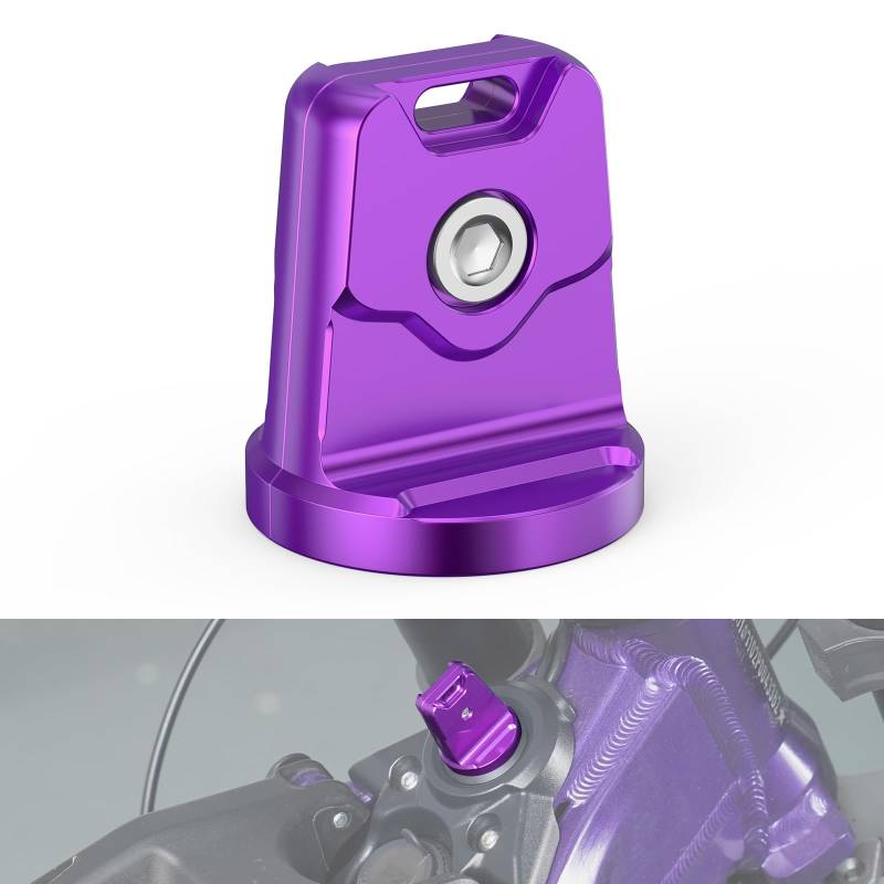 NICECNC Violette Schlüsselabdeckung, Schlüsselgehäuse, kompatibel mit Surron Light Bee X Light Bee S Light Bee L1E CNC-Aluminium, kompatibel mit Segway X160/X260, Siehe Passform von NICECNC