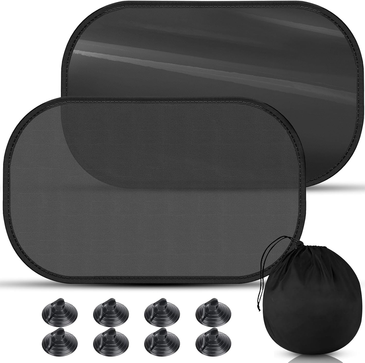 NICKLIN 2 Stück Sonnenschutz Auto Baby mit UV-Schutz, 44 x 36 cm Universeller Sonnenblende Auto Kinder mit 8 Saugnapf, Sonnenschutz Auto Seitenscheibe für Seitenfenster des Autos NICKLIN 2 Stück Sonnenschutz Auto Baby mit UV-Schutz, 44 x 36 cm Universeller Sonnenblende Auto Kinder mit 8 Saugnapf, Sonnenschutz Auto Seitenscheibe für Seitenfenster des Autos von NICKLIN