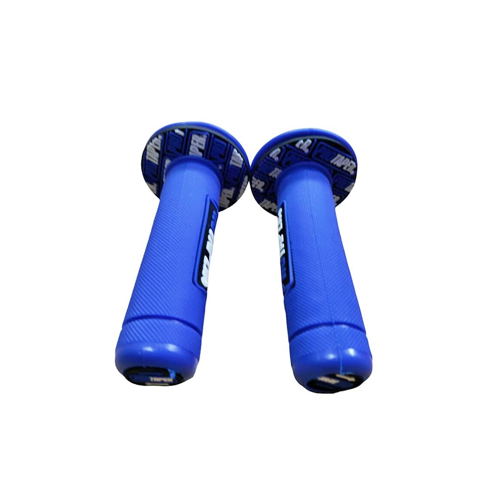 NICOLIE Motorradgriffe Motocross Grip Lenker Dirt Pit Bike 7/8" Lenker Gummigriffe - Blau - 22mm NICOLIE Motorradgriffe Motocross Grip Lenker Dirt Pit Bike 7/8" Lenker Gummigriffe - Blau - 22mm von NICOLIE