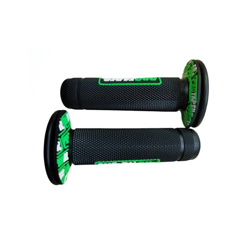 NICOLIE Motorradgriffe Motocross Grip Lenker Dirt Pit Bike 7/8" Lenker Gummigriffe - Schwarz Grün - 22mm von NICOLIE