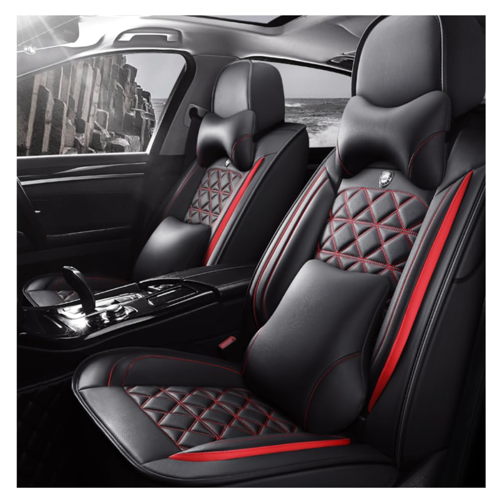 NICONC Autositzbezüge Schonbezüge für Benz CLC-Klasse CLC 220 CL203 CLC 180 CL203 CLC 200 CL203 CLC 350 CL203 CLC 160 CL203 Universal Autositzbezug Auto Sitzbezug Fünfteilig/Dunkelrot von NICONC