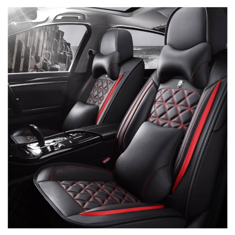 NICONC Autositzbezüge Schonbezüge für Benz CLC-Klasse CLC 220 CL203 CLC 180 CL203 CLC 200 CL203 CLC 350 CL203 CLC 160 CL203 Universal Autositzbezug Auto Sitzbezug Fünfteilig/Dunkelrot von NICONC