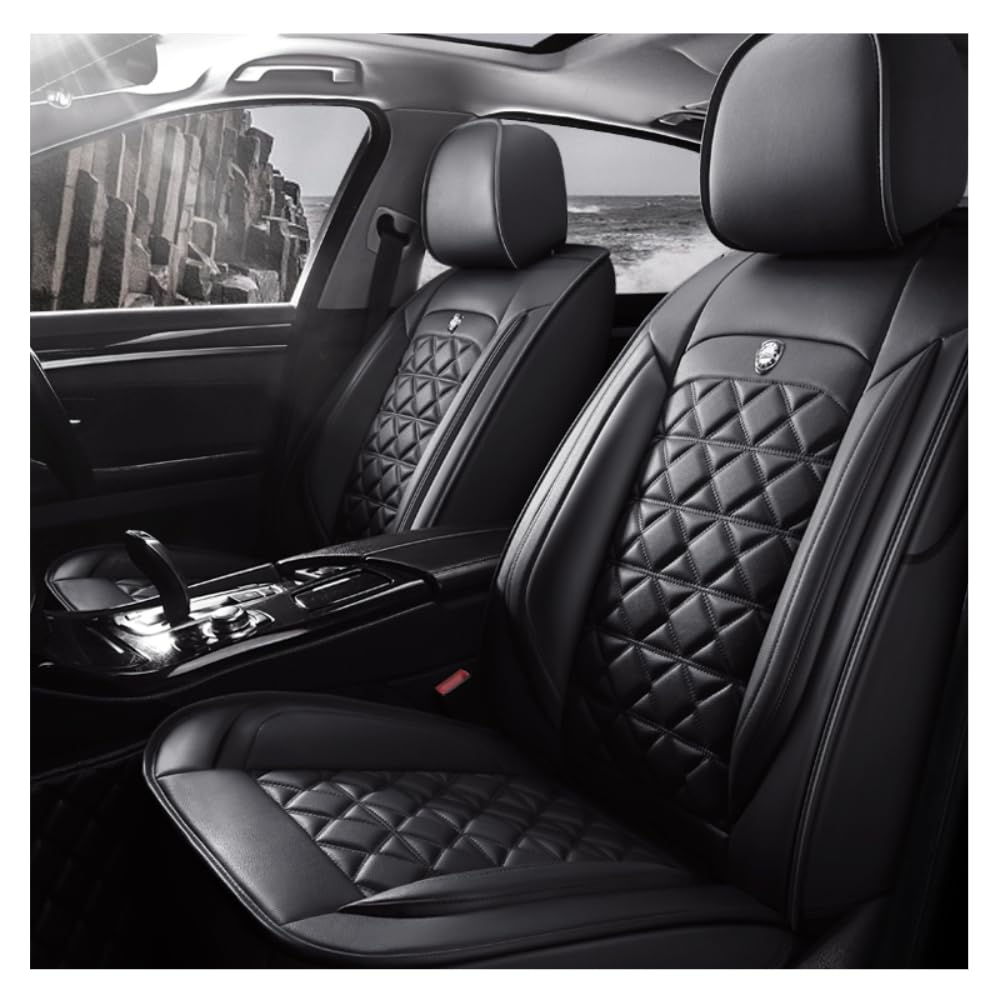 NICONC Autositzbezüge für Benz CLC-Klasse CLC 220 CL203 CLC 180 CL203 CLC 200 CL203 CLC 350 CL203 CLC 160 CL203 Universal Autositzbezug Auto Sitzbezug 5-teiliges Set/Schwarz von NICONC