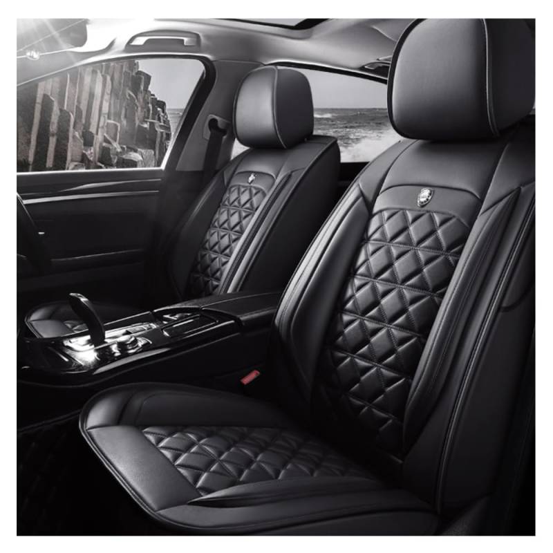 NICONC Autositzbezüge für Benz CLC-Klasse CLC 220 CL203 CLC 180 CL203 CLC 200 CL203 CLC 350 CL203 CLC 160 CL203 Universal Autositzbezug Auto Sitzbezug 5-teiliges Set/Schwarz von NICONC