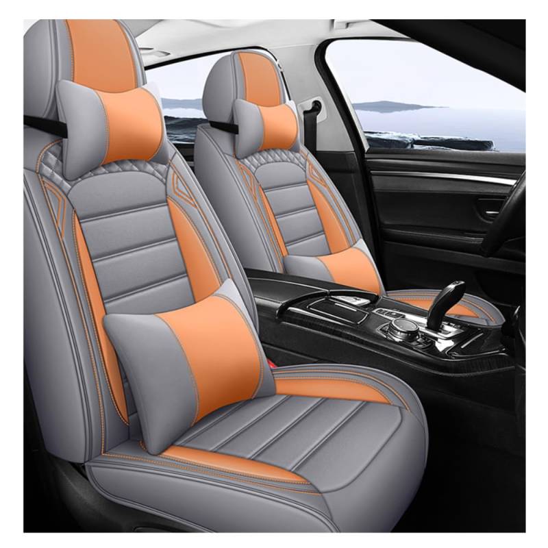 NICONC Autositzbezüge für Benz Klasse A 270 Klasse B W245 ML 320 ML320 Universal Autositzbezug Fünfteiliges Set_Grau von NICONC