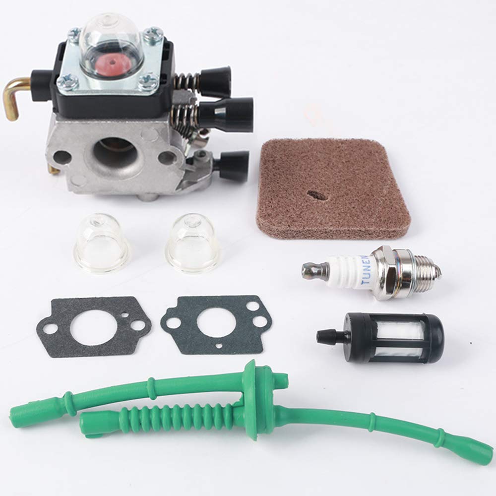 Ersatz Vergaser Rasenmäher Ersatzteile Trimmer Unkrautfresser mit Luftfilter Kraftstoffleitung Garten Zubehör für STIHL FS55 FS55R FS55RC KM55 KM55R HL45 FS38 FS45 FS46 Ersatz Vergaser Rasenmäher Ersatzteile Trimmer Unkrautfresser mit Luftfilter Kraftstoffleitung Garten Zubehör für STIHL FS55 FS55R FS55RC KM55 KM55R HL45 FS38 FS45 FS46 von NIERBO