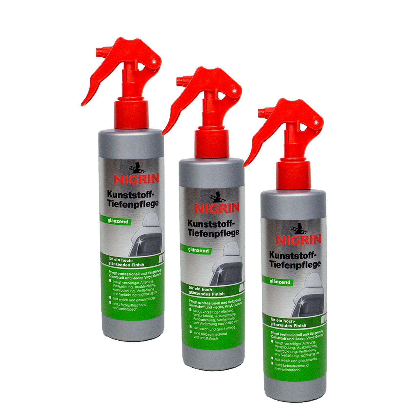 NIGRIN 3X 74016 Kunststoff-Tiefenpflege glänzend 300 ml NIGRIN 3X 74016 Kunststoff-Tiefenpflege glänzend 300 ml von NIGRIN