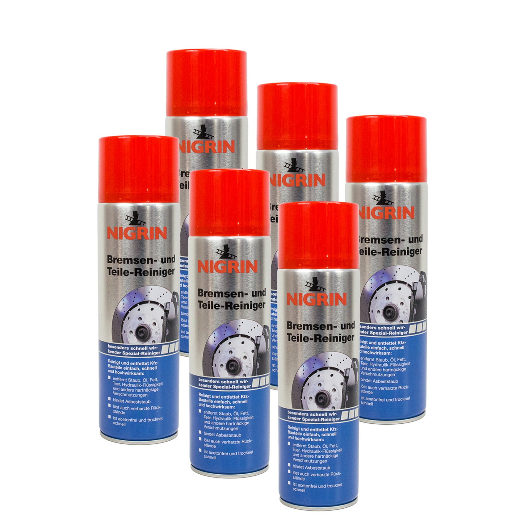 NIGRIN 6X RepairTec Bremsenreiniger Teilereiniger 500ml 74057 NIGRIN 6X RepairTec Bremsenreiniger Teilereiniger 500ml 74057 von NIGRIN