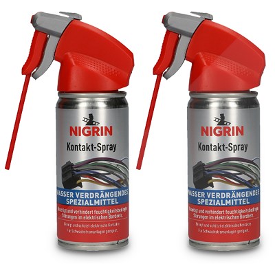 Nigrin 2x 100 ml Kontakt-Spray Elektronik [Hersteller-Nr. 72246] von NIGRIN