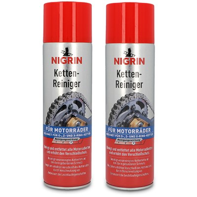 Nigrin 2x 500 ml MOTOR-BIKE Ketten-Reiniger [Hersteller-Nr. 73889] von NIGRIN