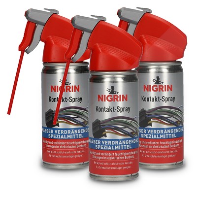 Nigrin 3x 100 ml Kontakt-Spray Elektronik [Hersteller-Nr. 72246] von NIGRIN