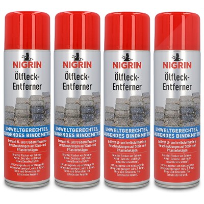 Nigrin 4x 500 ml Ölfleck-Entferner [Hersteller-Nr. 72287] von NIGRIN