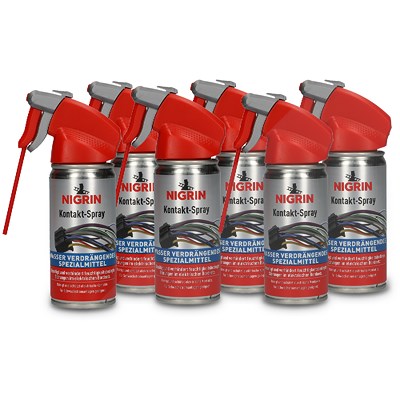 Nigrin 6x 100 ml Kontakt-Spray Elektronik [Hersteller-Nr. 72246] von NIGRIN