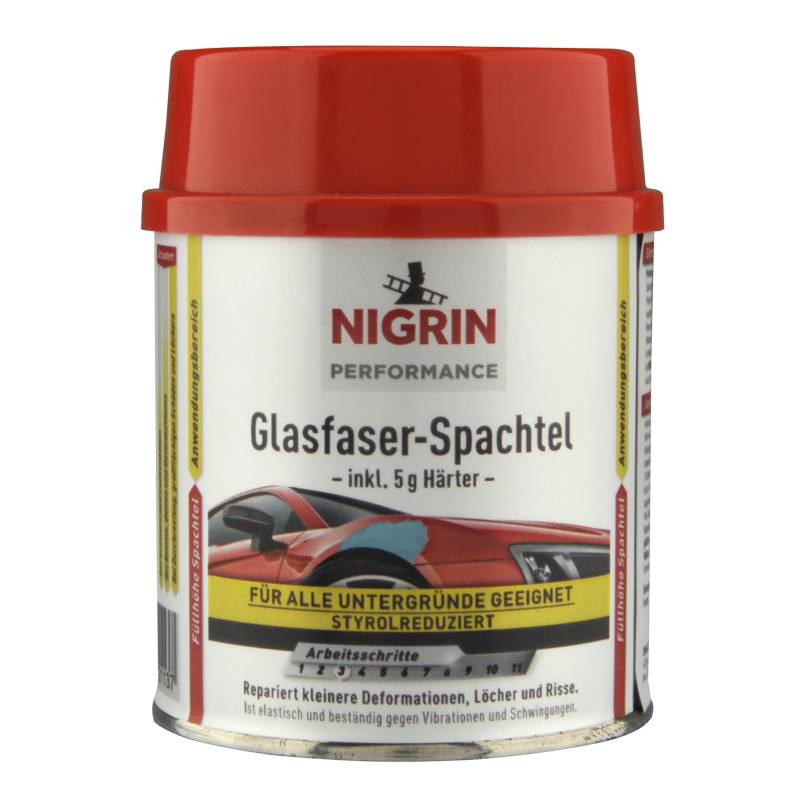 NIGRIN 72113 Performance Glasfaser-Spachtel 250 gm von NIGRIN