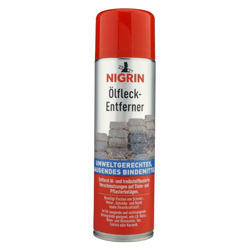 NIGRIN Ölfleck-Entferner, entfernt öl- und treibstoffbasierte Verschmutzungen, 500 ml, Grün von NIGRIN