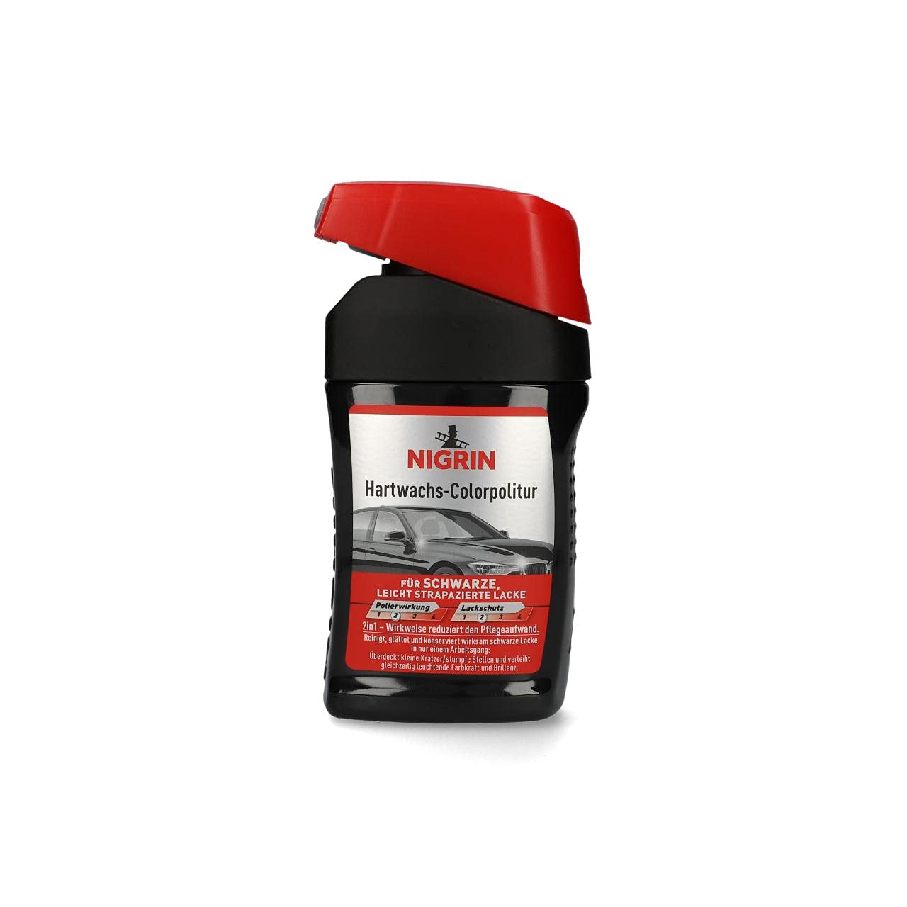 NIGRIN Hartwachs-Colorpolitur, reinigt, glättet und konserviert Lacke, verleiht Farbkraft, schwarz, 300 ml NIGRIN Hartwachs-Colorpolitur, reinigt, glättet und konserviert Lacke, verleiht Farbkraft, schwarz, 300 ml von NIGRIN