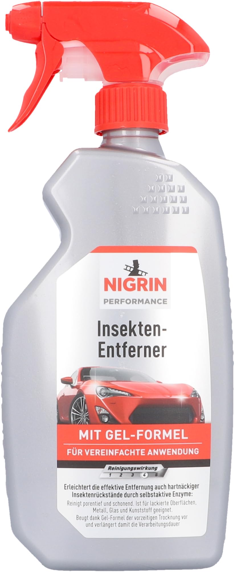 NIGRIN Performance Insekten-Entferner, entfernt selbstaktiv hartnäckige Insektenrückstände, mit Wirk-Indikator, 500 ml von NIGRIN