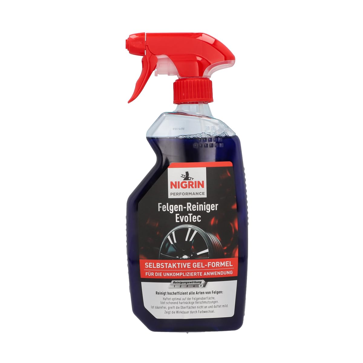 NIGRIN Felgen-Reiniger EvoTec hocheffektive Reinigung Aller Arten von Felgen, integrierter Wirk-Indikator, selbstaktiv, säurefrei, blau, 500ml NIGRIN Felgen-Reiniger EvoTec hocheffektive Reinigung Aller Arten von Felgen, integrierter Wirk-Indikator, selbstaktiv, säurefrei, blau, 500ml von NIGRIN