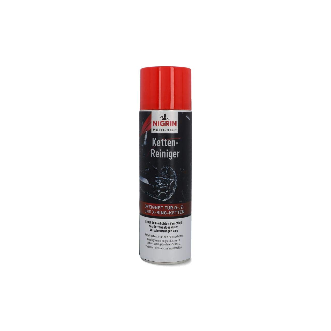 NIGRIN MOTO-BIKE Ketten-Reiniger für Motorrad, geeignet für O-, Z- und X-Ring-Ketten, 500 ml NIGRIN MOTO-BIKE Ketten-Reiniger für Motorrad, geeignet für O-, Z- und X-Ring-Ketten, 500 ml von NIGRIN