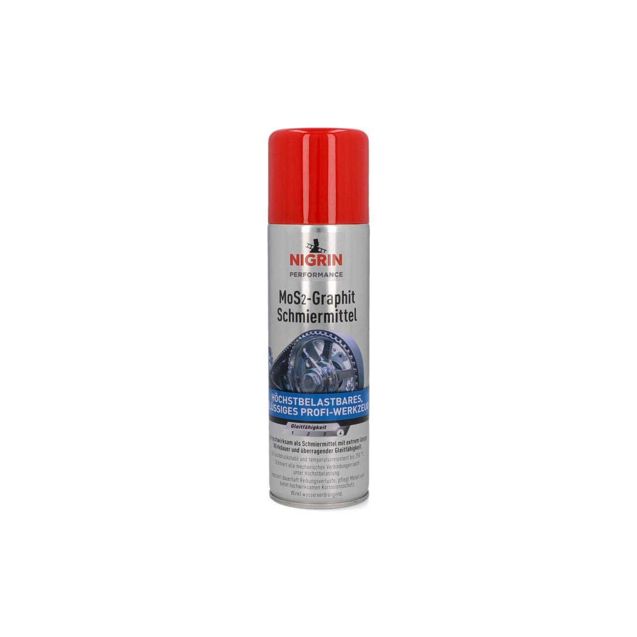 NIGRIN MoS2-HyBrid Schmiermittel mit Graphit, lange Wirkdauer, reduziert Reibungsverluste, 250 ml NIGRIN MoS2-HyBrid Schmiermittel mit Graphit, lange Wirkdauer, reduziert Reibungsverluste, 250 ml von NIGRIN
