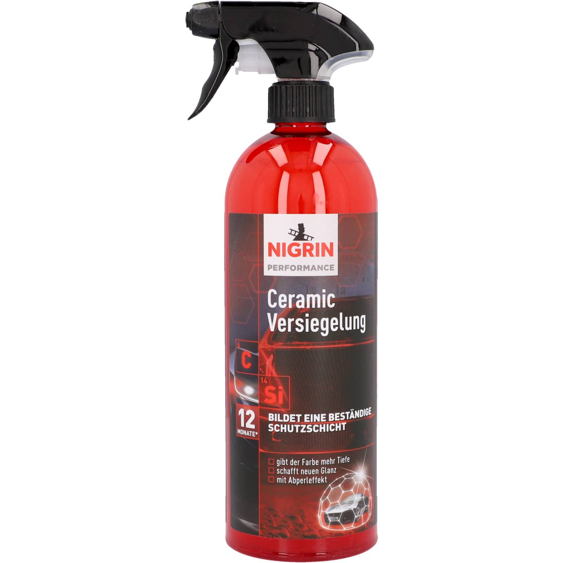 NIGRIN Performance Ceramic Versiegelung, intensive Leuchtkraft, Hochglanzeffekte, mit Abperleffekt, 750ml, rot NIGRIN Performance Ceramic Versiegelung, intensive Leuchtkraft, Hochglanzeffekte, mit Abperleffekt, 750ml, rot von NIGRIN