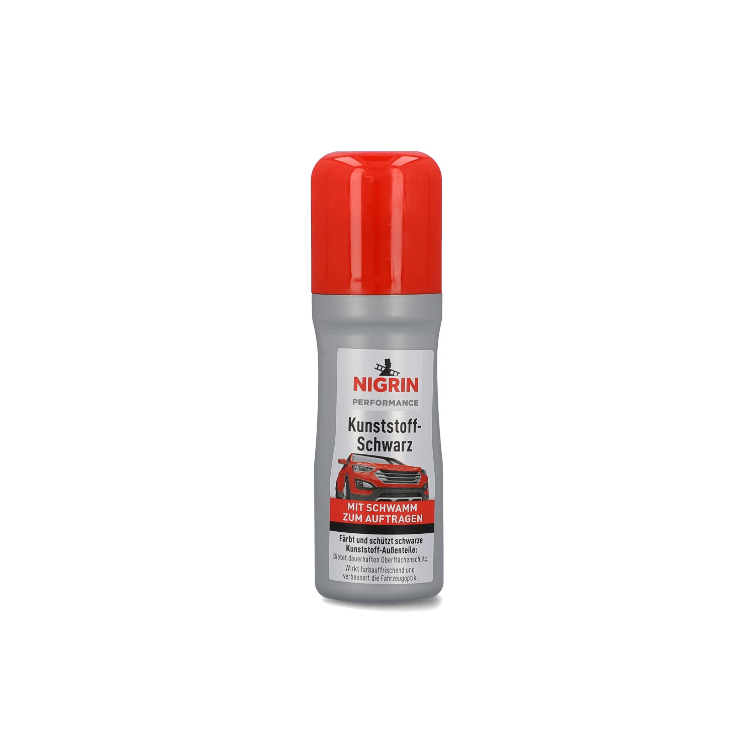NIGRIN Performance Kunststoff-Schwarz | 75 ml | Kunststoffpflege | mit Applikationsschwamm |Kunststoffpolitur außen | farbauffrischend NIGRIN Performance Kunststoff-Schwarz | 75 ml | Kunststoffpflege | mit Applikationsschwamm |Kunststoffpolitur außen | farbauffrischend von NIGRIN