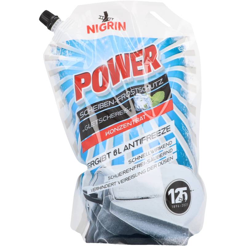 NIGRIN Power Scheiben Frostschutz Konzentrat, 2 Liter für Tiefsttemperaturen bis -52°C von NIGRIN