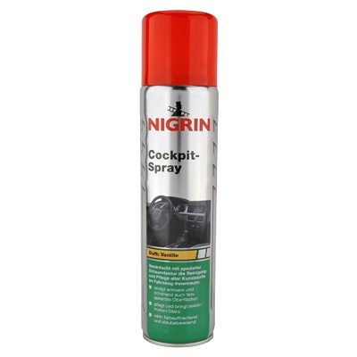 Nigrin 1x 400ml Cockpit-Spray Vanille [Hersteller-Nr. 74062] von NIGRIN