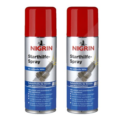 Nigrin 2x 200ml Starthilfe-Spray  74040 von NIGRIN