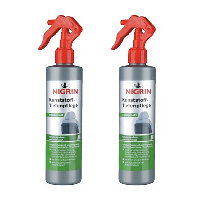 Nigrin 2x 300ml Kunststoff-Tiefenpflege Seidenmatt [Hersteller-Nr. 74036] von NIGRIN