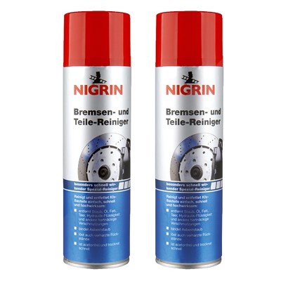 Nigrin 2x 500ml Bremsen- und Teile-Reiniger  74057 von NIGRIN