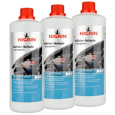 Nigrin 3x 1 L Kühler-Schutz Langzeit Konzentrat [Hersteller-Nr. 73943] von NIGRIN