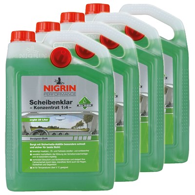 Nigrin 4x 5 L Performance Scheibenklar Konzentrat 1:4 [Hersteller-Nr. 74130] von NIGRIN