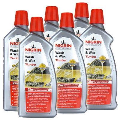Nigrin 6x 1 L Performance Wash & Wax Turbo [Hersteller-Nr. 73878] von NIGRIN