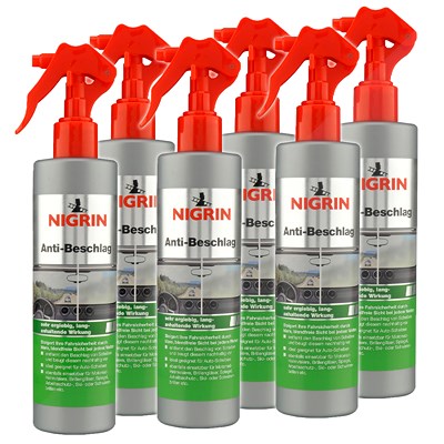 Nigrin 6x 300ml Anti-Beschlag [Hersteller-Nr. 72980] von NIGRIN