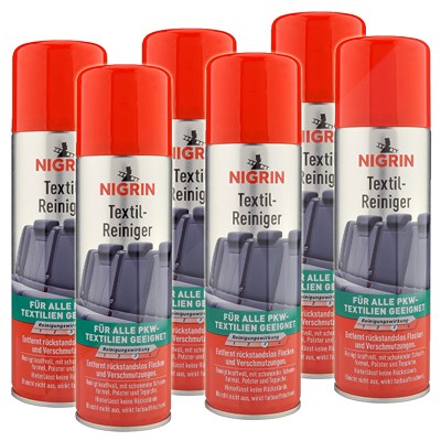 Nigrin 6x 300ml Textil-Reiniger [Hersteller-Nr. 72981] von NIGRIN