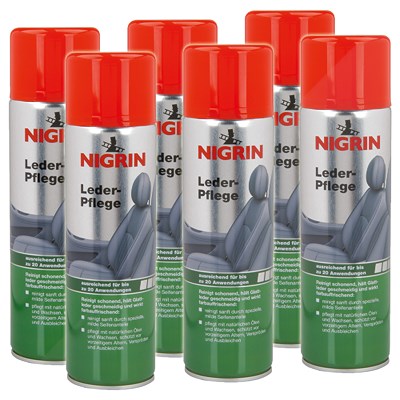 Nigrin 6x 400ml Leder-Pflege [Hersteller-Nr. 74594] von NIGRIN