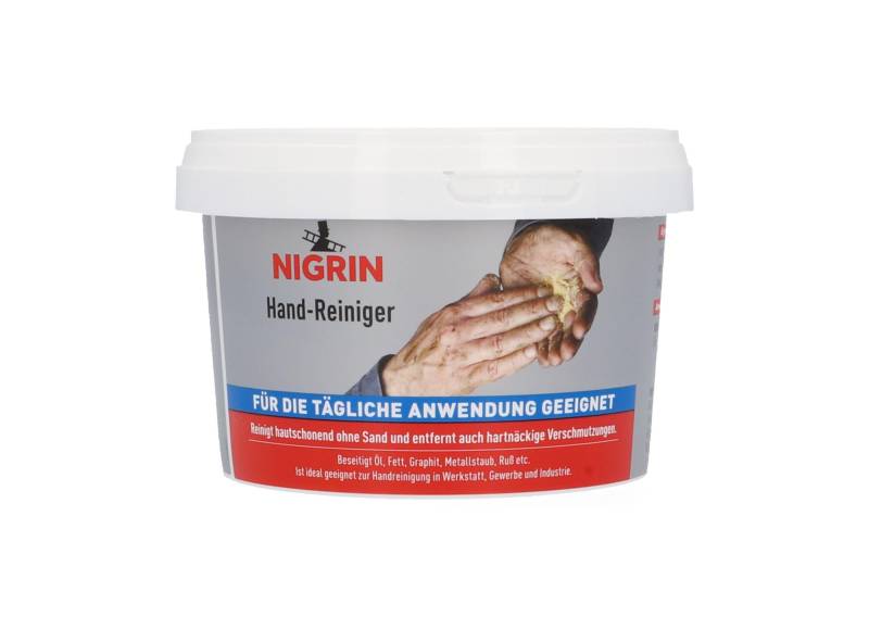 NIGRIN Handwaschpaste 500ml, reinigt hautschonend, entfernt hartnäckige Verschmutzungen, 1 Stück von NIGRIN