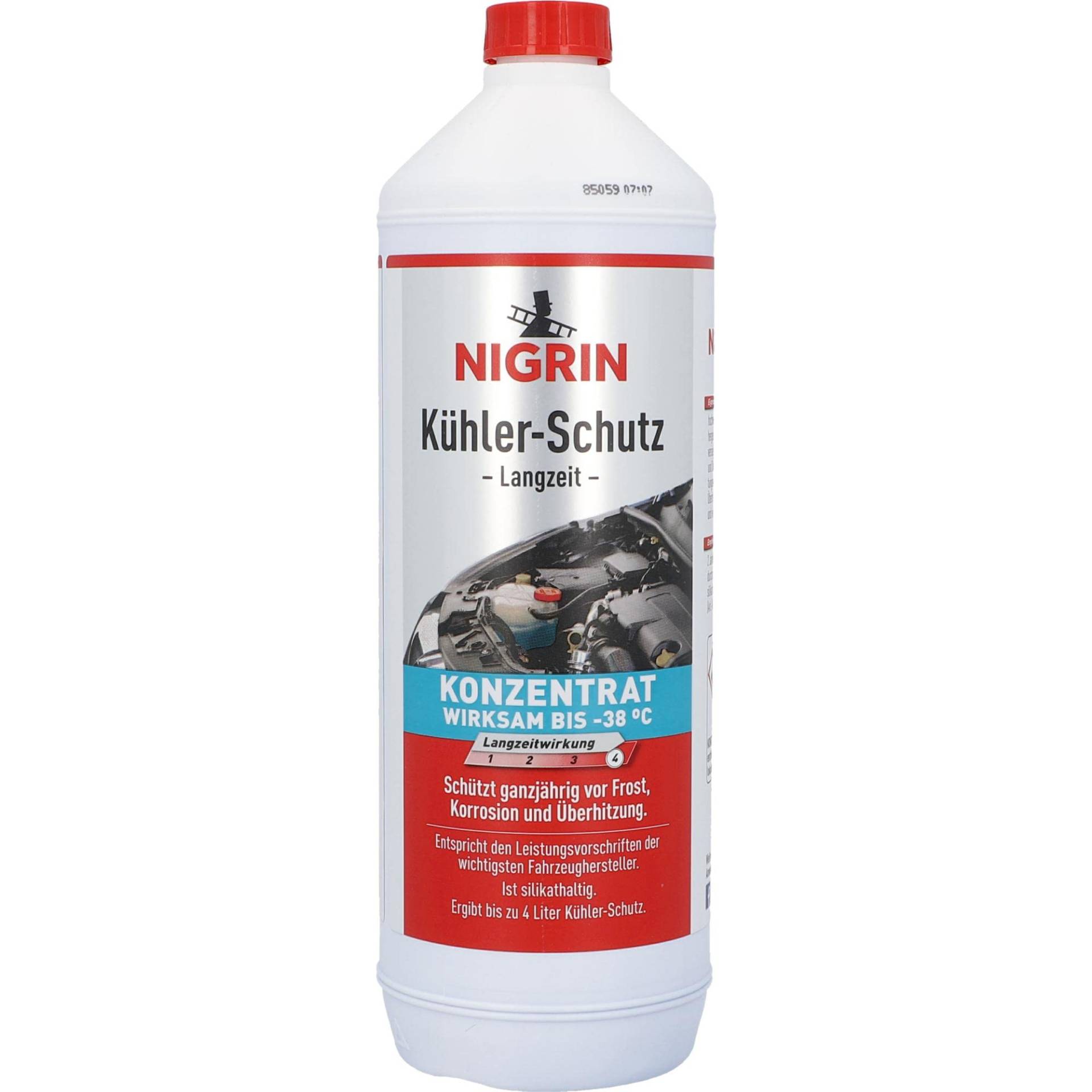 Nigrin 73943 Kühler-Schutz Langzeit Konzentrat, Kühler-Frostschutz, 1 L, für Benzin- und Dieselmotoren von NIGRIN