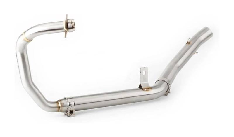 Motorrad Auspuff Mittleres Für A&prilia Für Tuono 125 RS125 2017-2020 Motorrad Auspuff Flucht Rohr Schalldämpfer Kopf Link Rohr 51MM Slip-auf von NIKISO