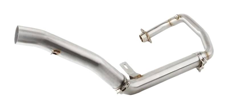 Motorrad Auspuff Mittleres Für A&prilia Für Tuono 125 RS125 2017-2020 Motorradauspuff Endschalldämpfer Slip-on Motorrad Fluchtrohr Schalldämpfer Kopf Verbindungsrohr 51MM von NIKISO