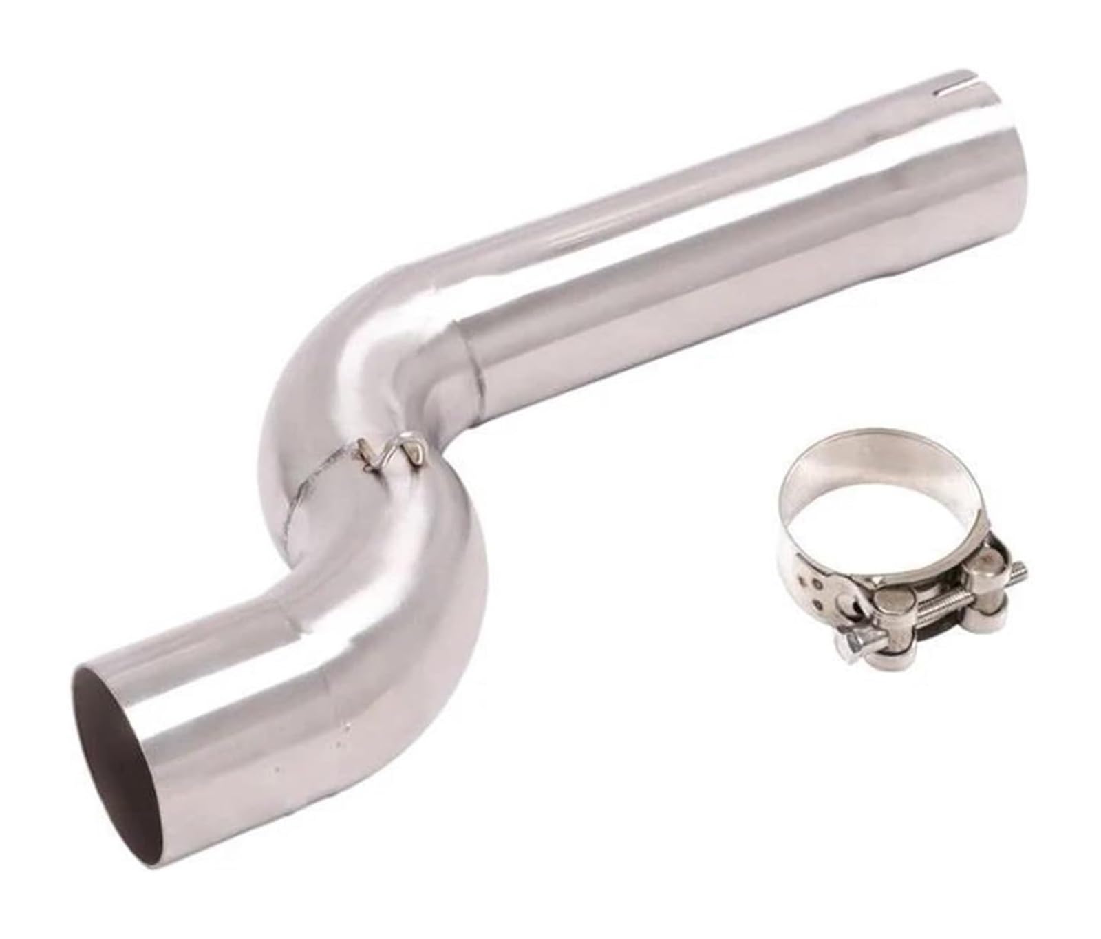Motorrad Auspuff Mittleres Für B&MW F900 R XR F900R F900XR 2020-2023 Motorradauspuff Endschalldämpfer Motorrad Escape Schalldämpfer 51mm Mid Link Pipe Slip On(1) von NIKISO