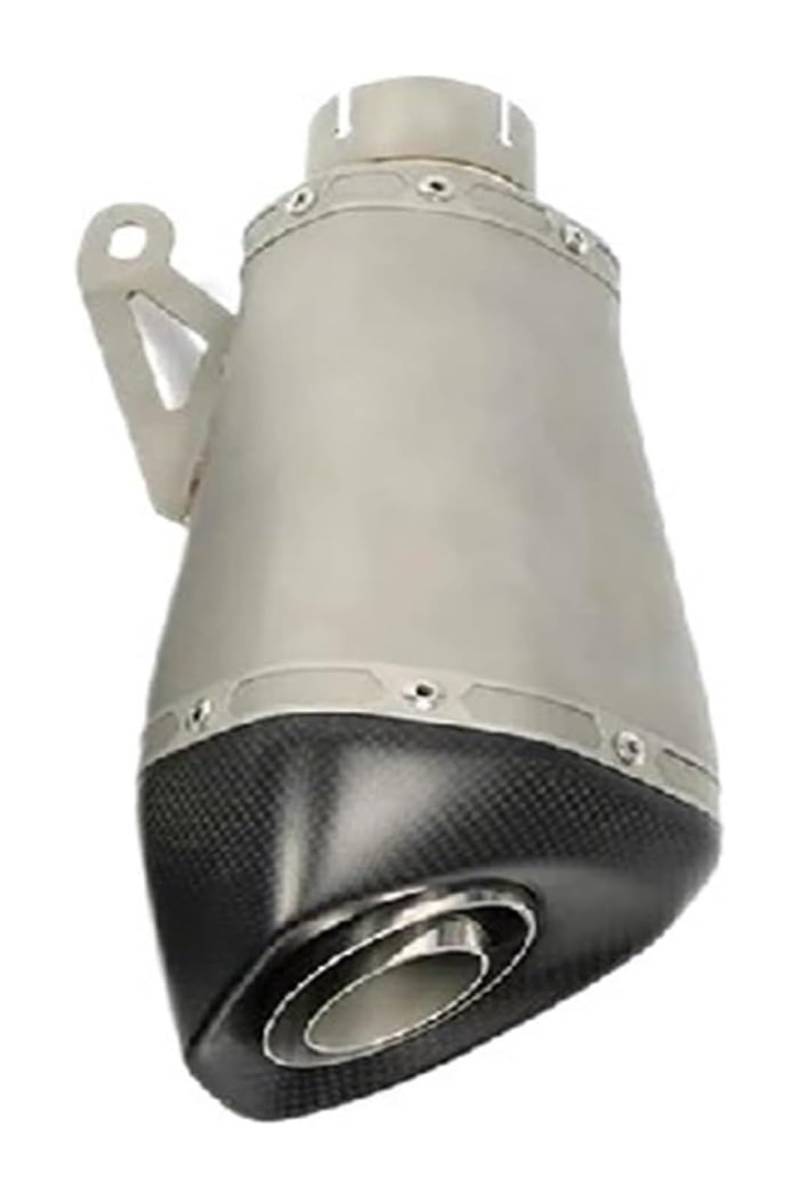 Motorrad Auspuff Mittleres Für B&MW S1000 S1000rr S1000r 2010-2014 Motorradauspuff Schalldämpfer 51mm 60mm Edelstahl Motorrad Endschalldämpfer(60mm) von NIKISO