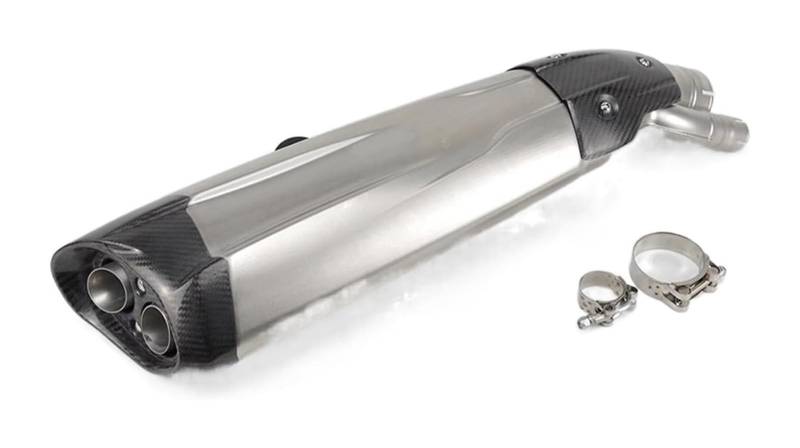 Motorrad Auspuff Mittleres Für B&MW S1000RR 2017 2018 Slip-on Motorrad Auspuff Escape Schalldämpfer Mittelverbindungsrohr Carbonfaser DB Killer von NIKISO
